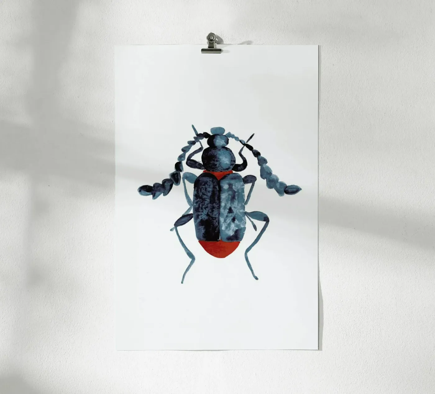 Blue Beetle poster van Nathys_illustration