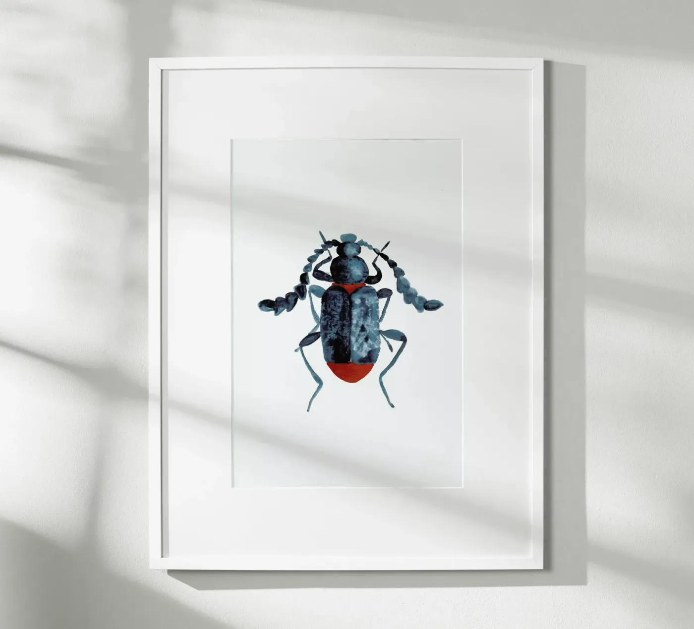 Blue Beetle poster van Nathys_illustration