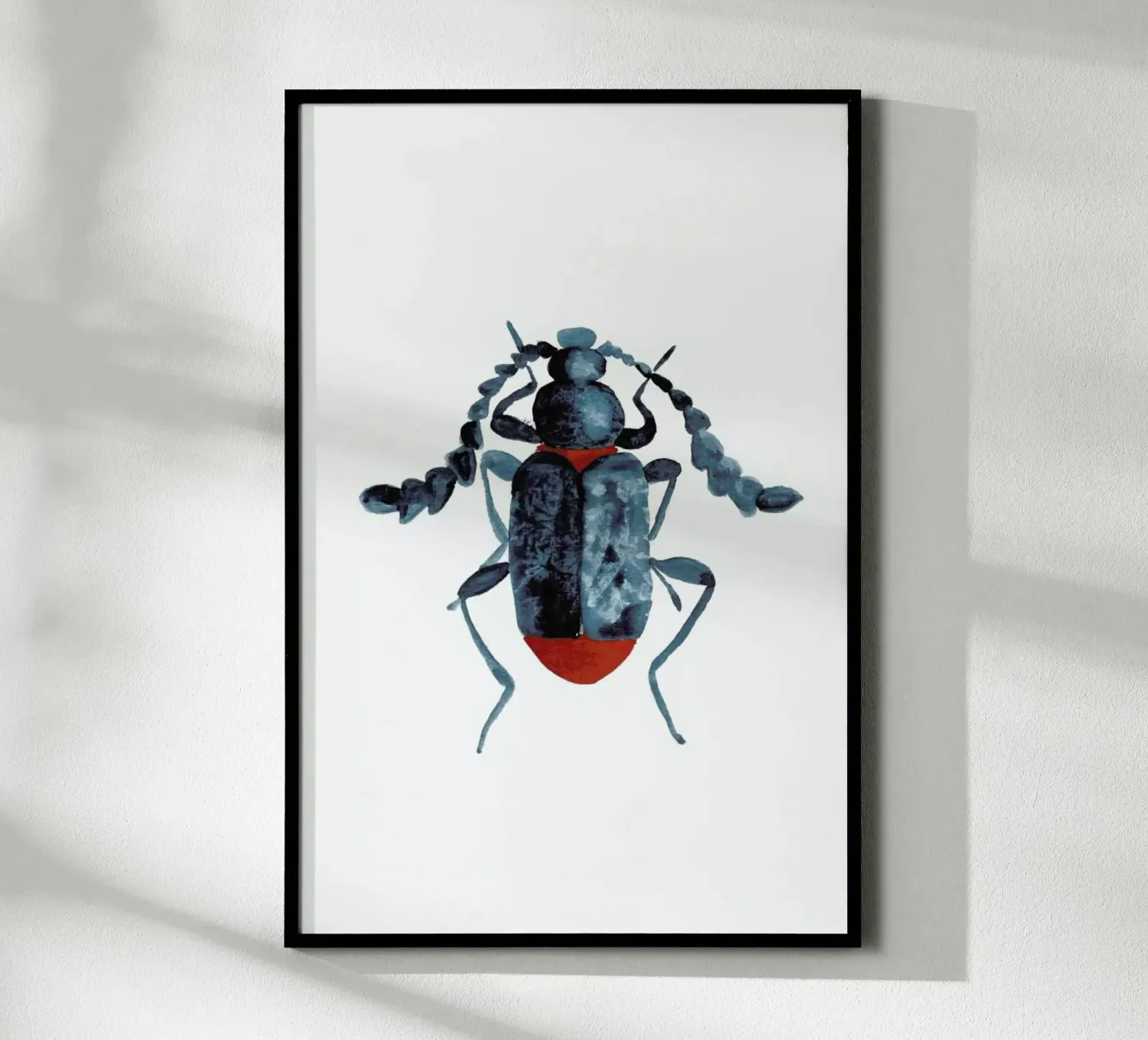 Blue Beetle poster van Nathys_illustration
