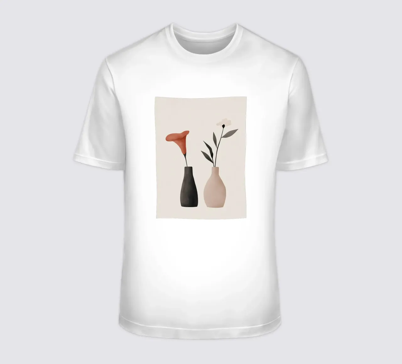 Semplice bellezza delle piante t-shirt da Carinaprint