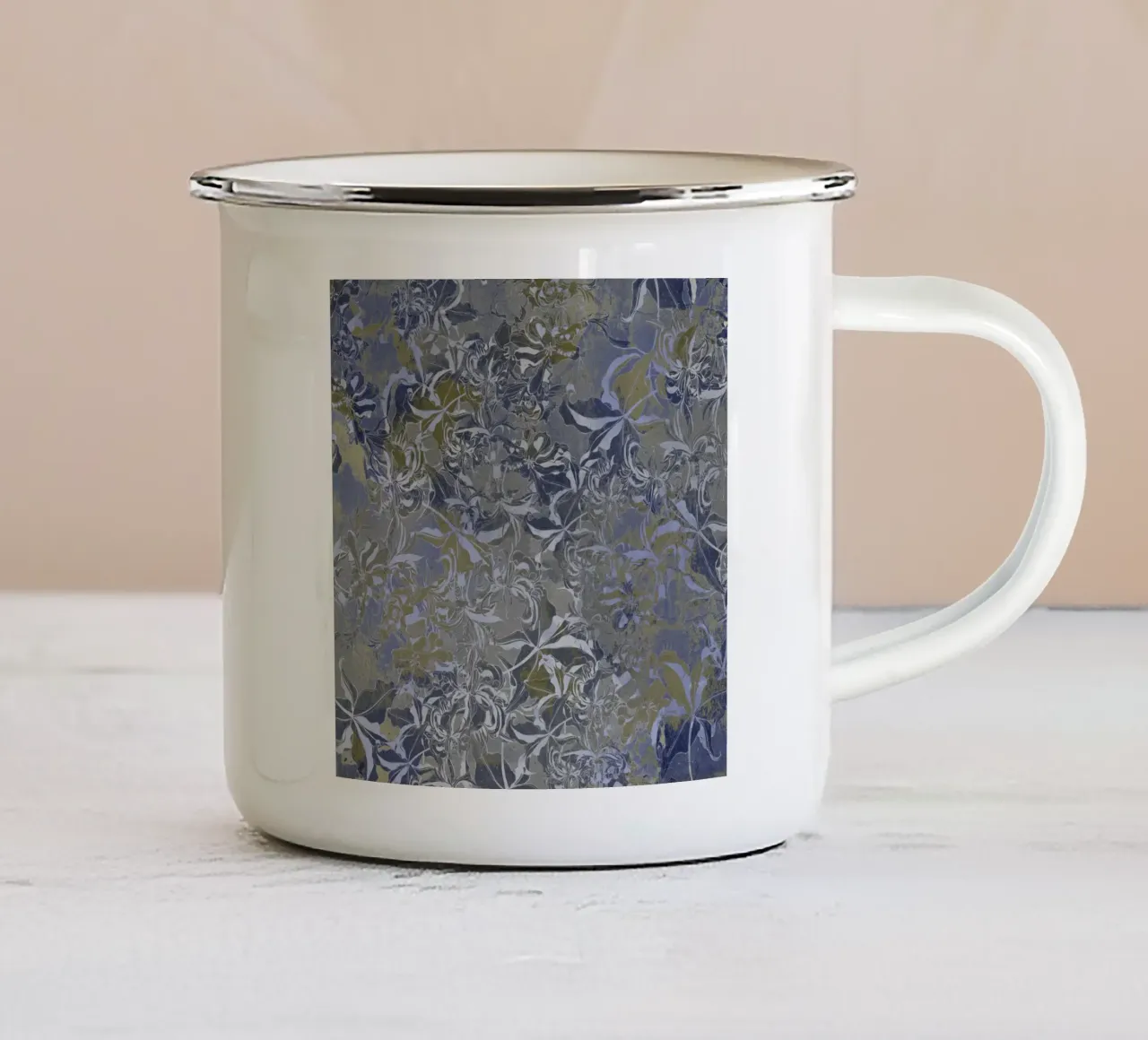vintflow2 enamel mug by Giulio Iurissevich