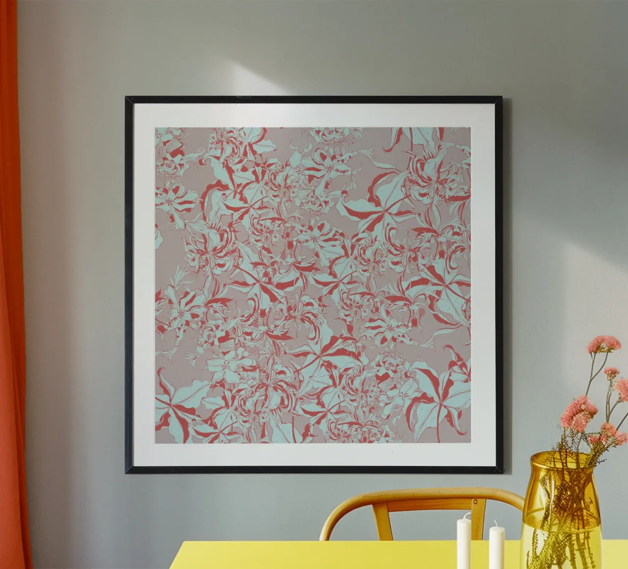 red ibi poster da Giulio Iurissevich