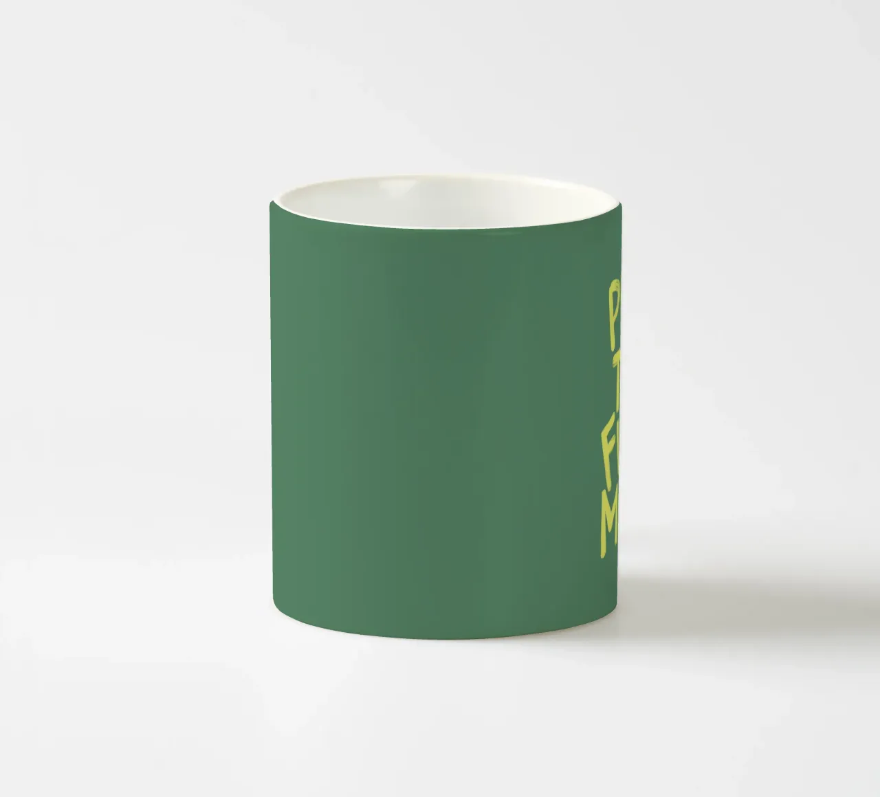 Play That Funky Music Retro Groovy Funky typography Print ceramic mug by THE MOTIVATED TYPE