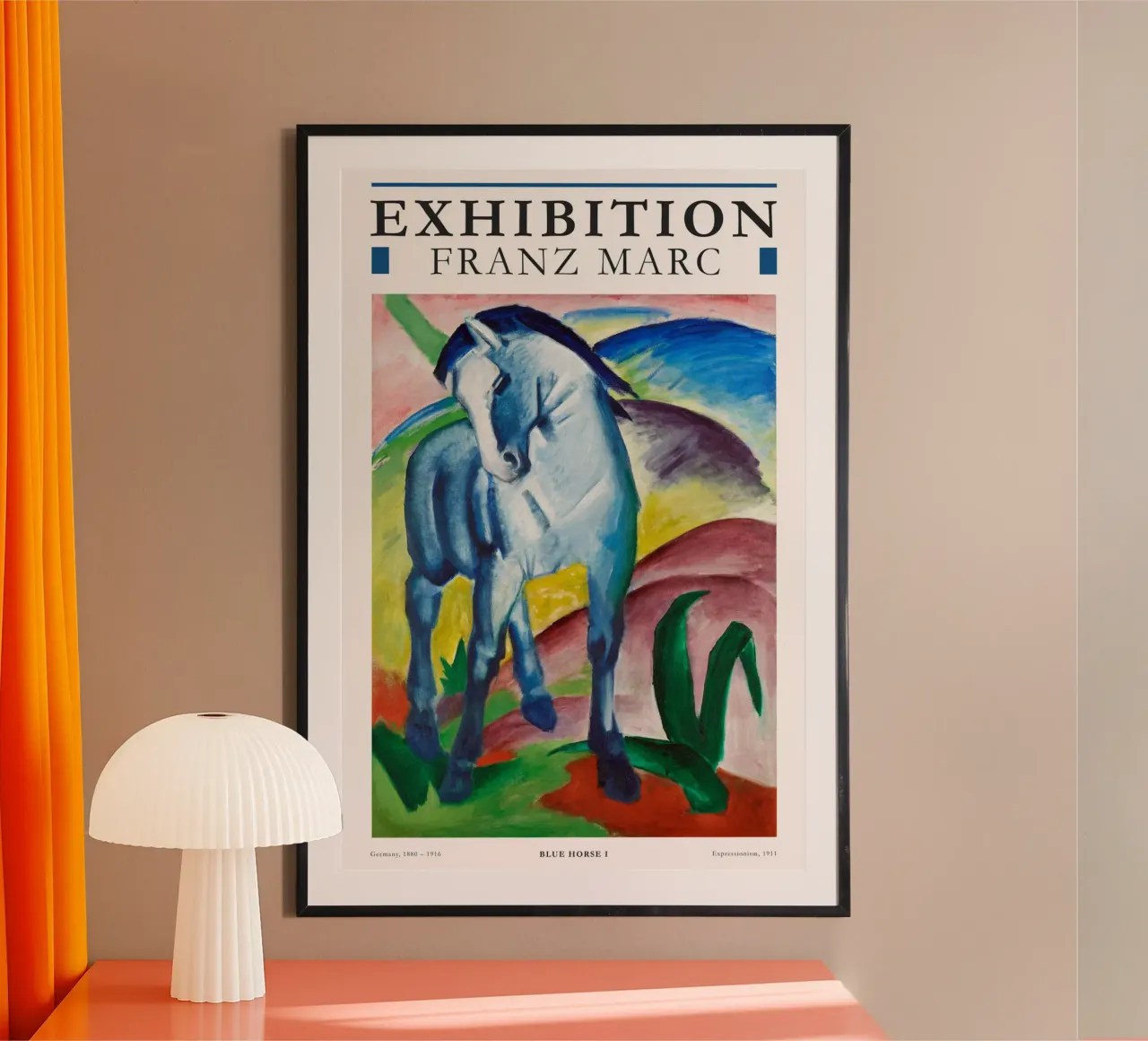 Franz Marc - Blue Horse I hahnemühle by Old Masters