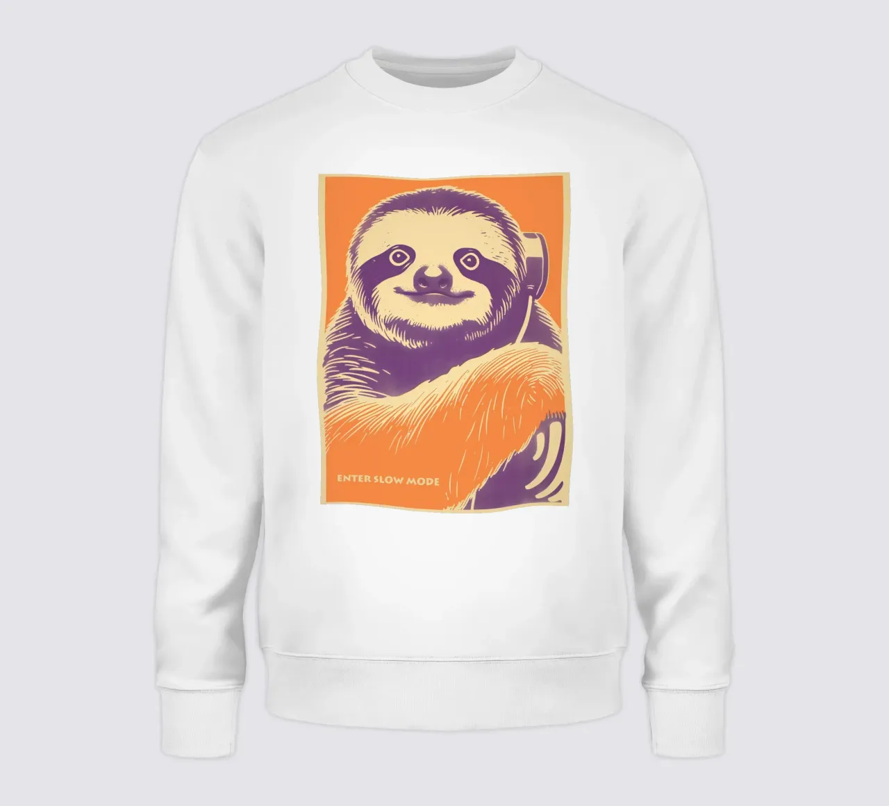 Enter Slow Mode | Learn from Sloth Sweatshirt von Autofocus