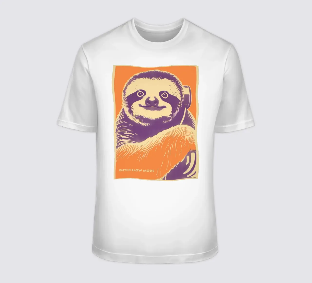 Enter Slow Mode | Learn from Sloth T-Shirt von Autofocus