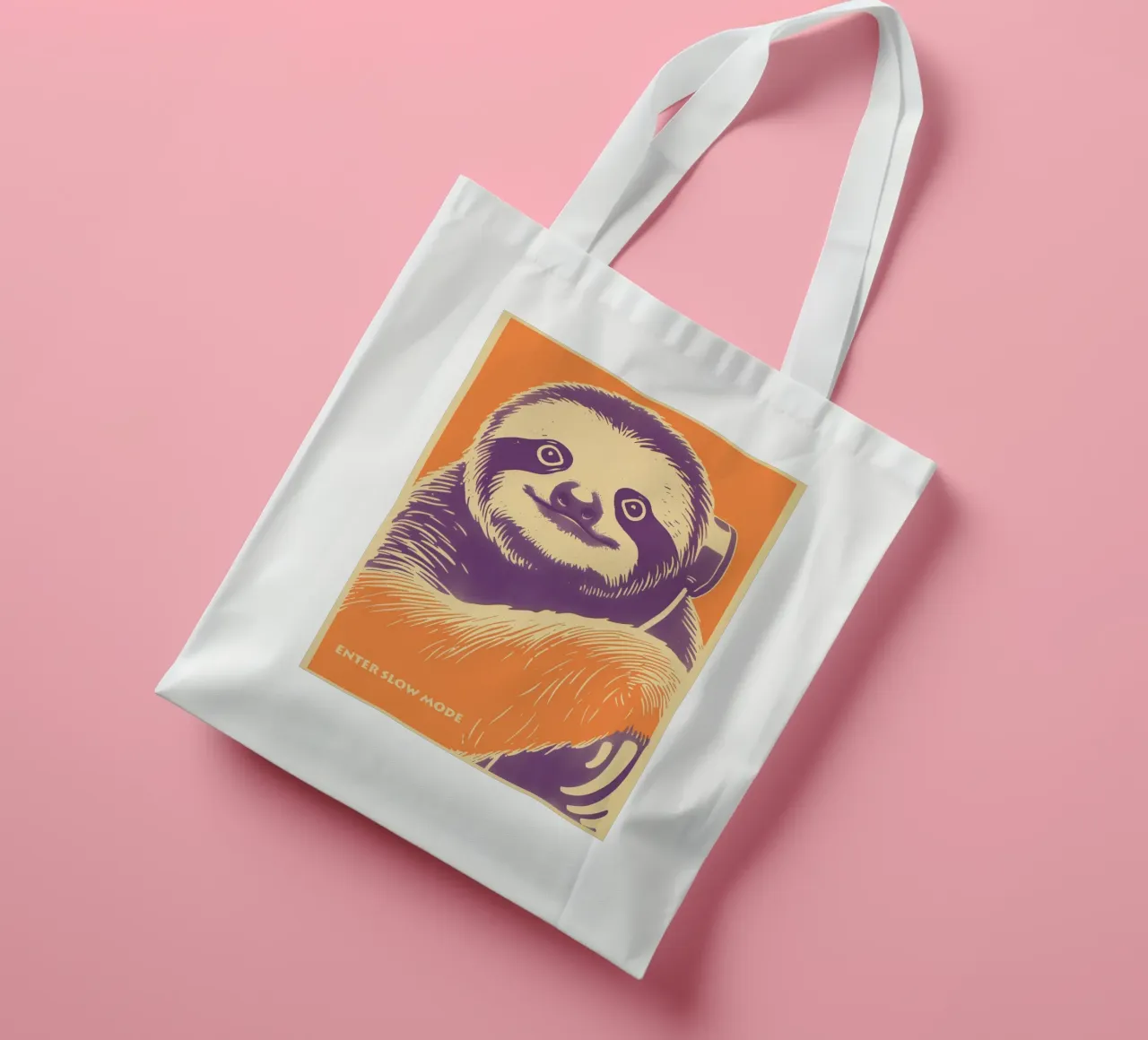 Enter Slow Mode | Learn from Sloth borsa in juta da Autofocus