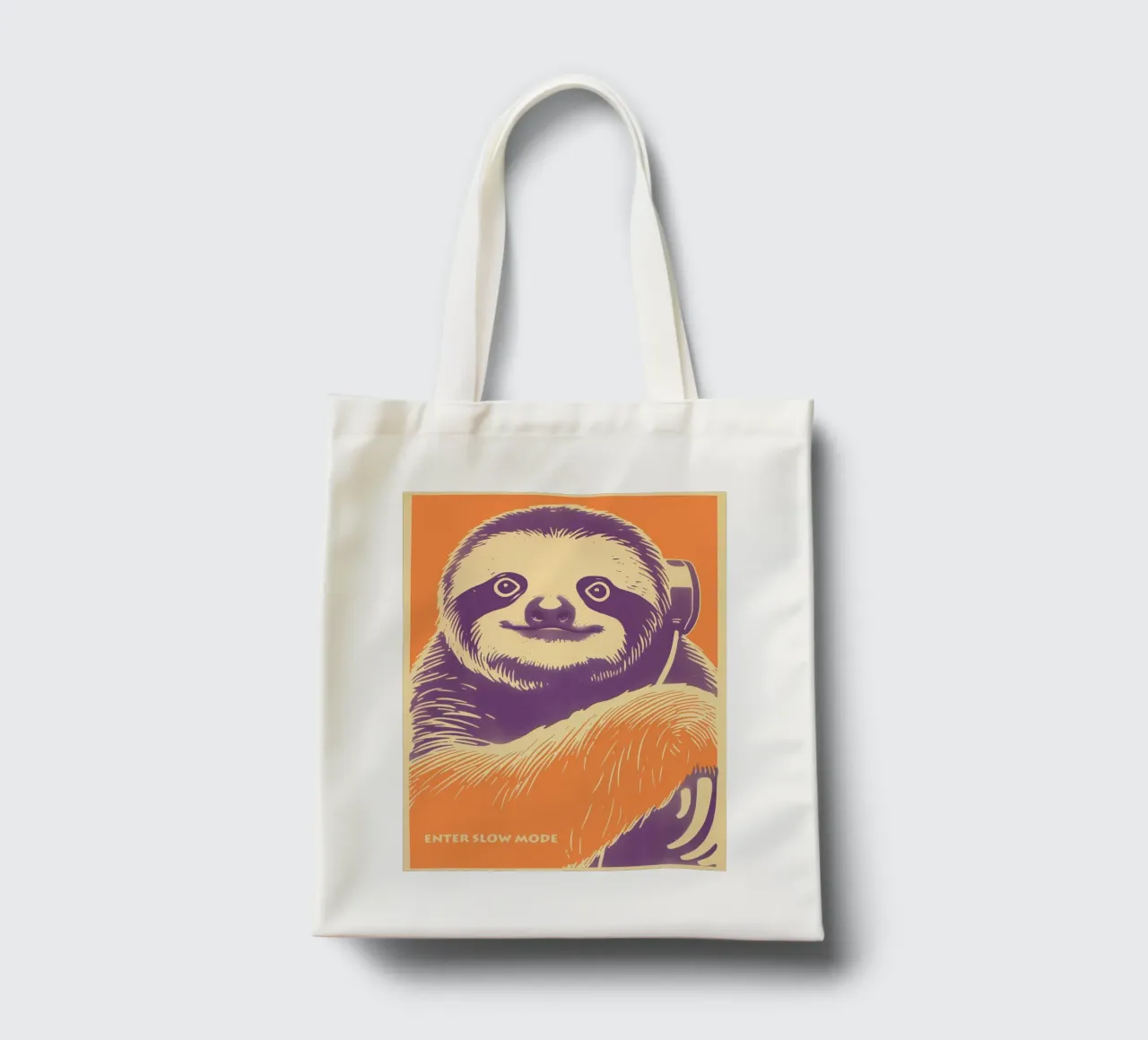 Enter Slow Mode | Learn from Sloth borsa in juta da Autofocus