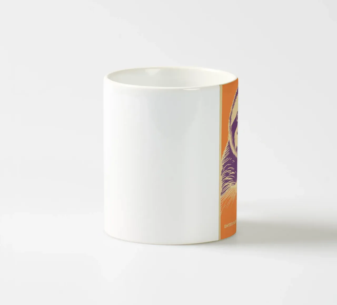 Enter Slow Mode | Learn from Sloth Keramik Tasse von Autofocus