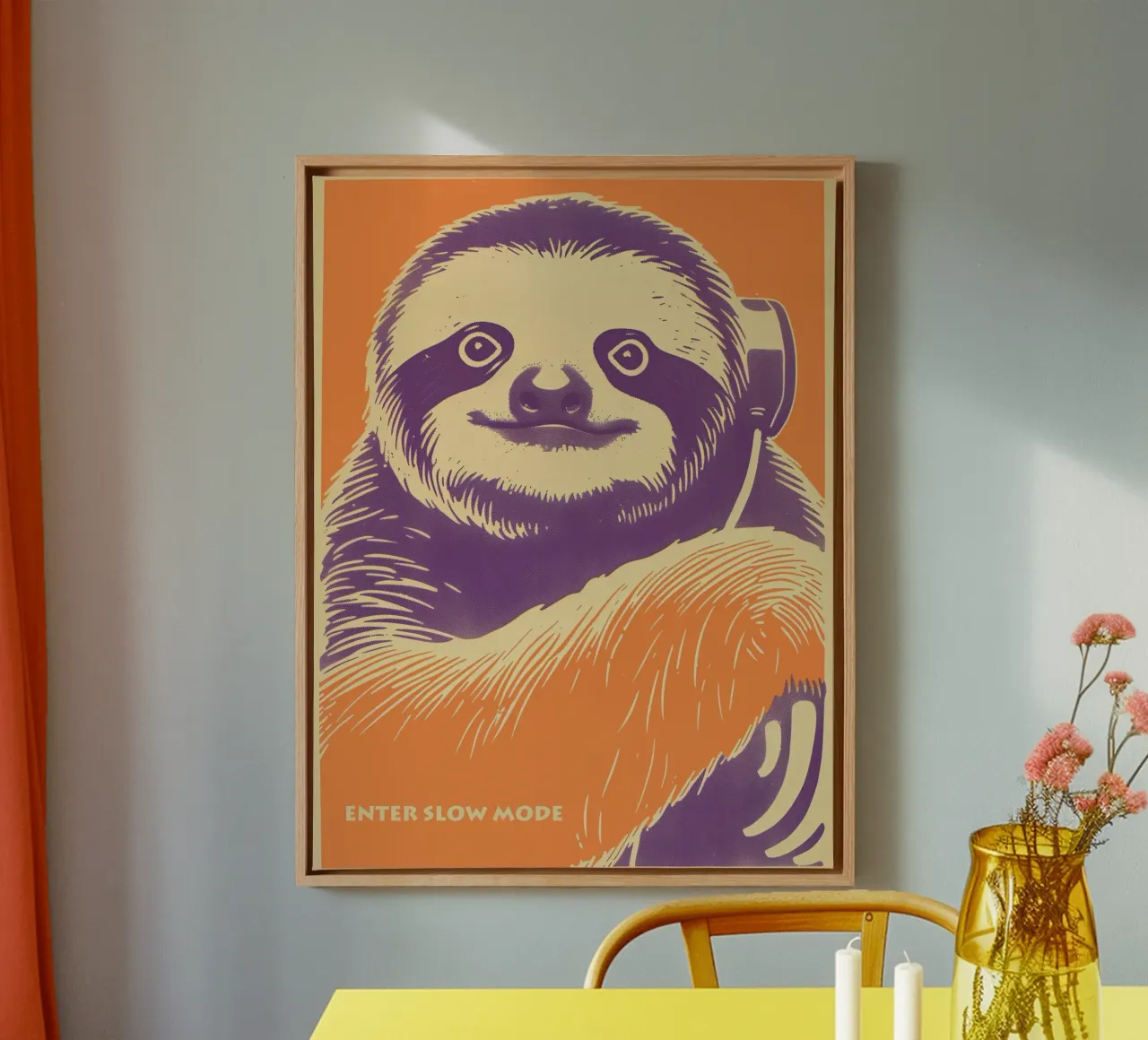 Enter Slow Mode | Learn from Sloth toile de Autofocus