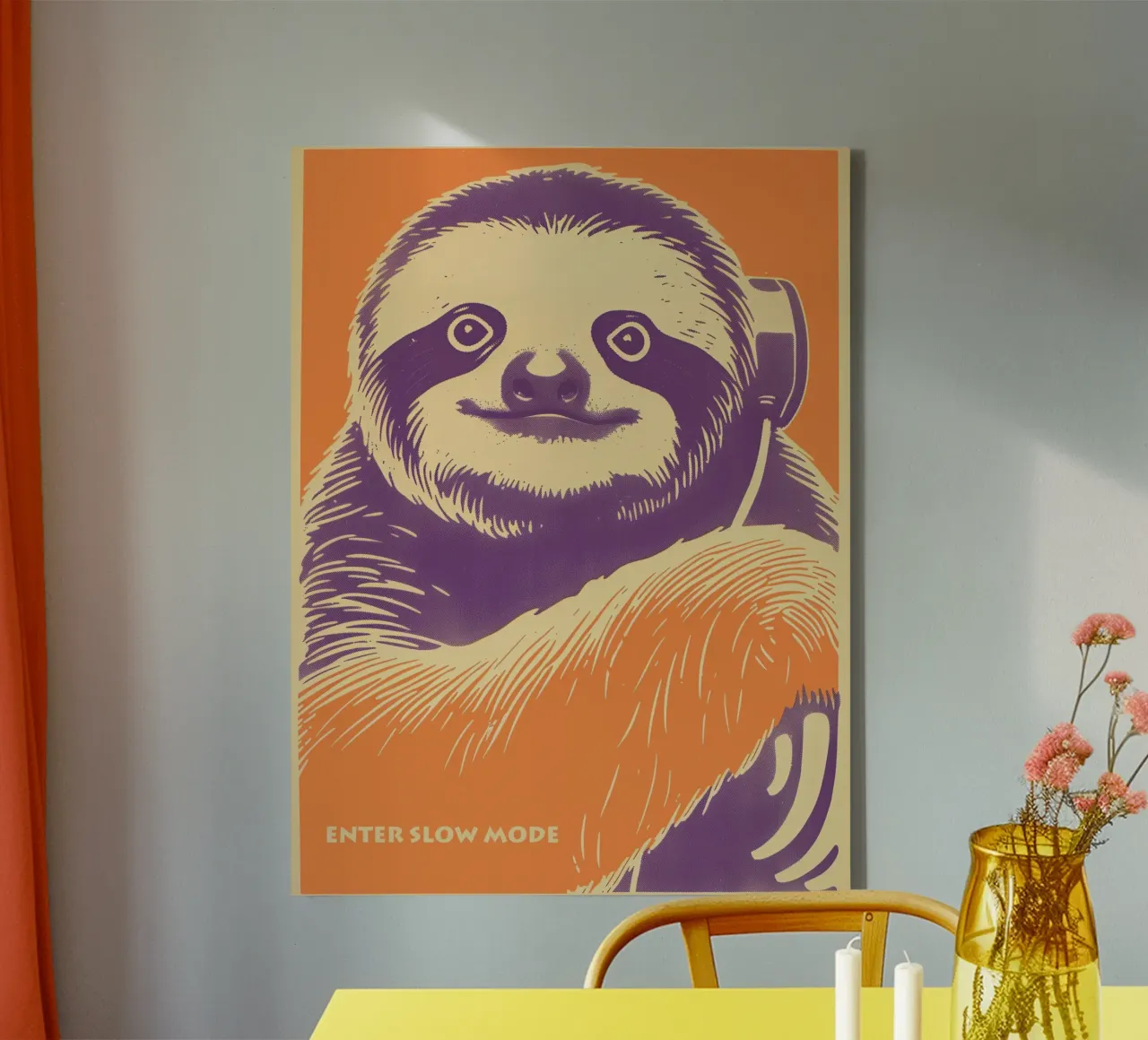 Enter Slow Mode | Learn from Sloth toile de Autofocus