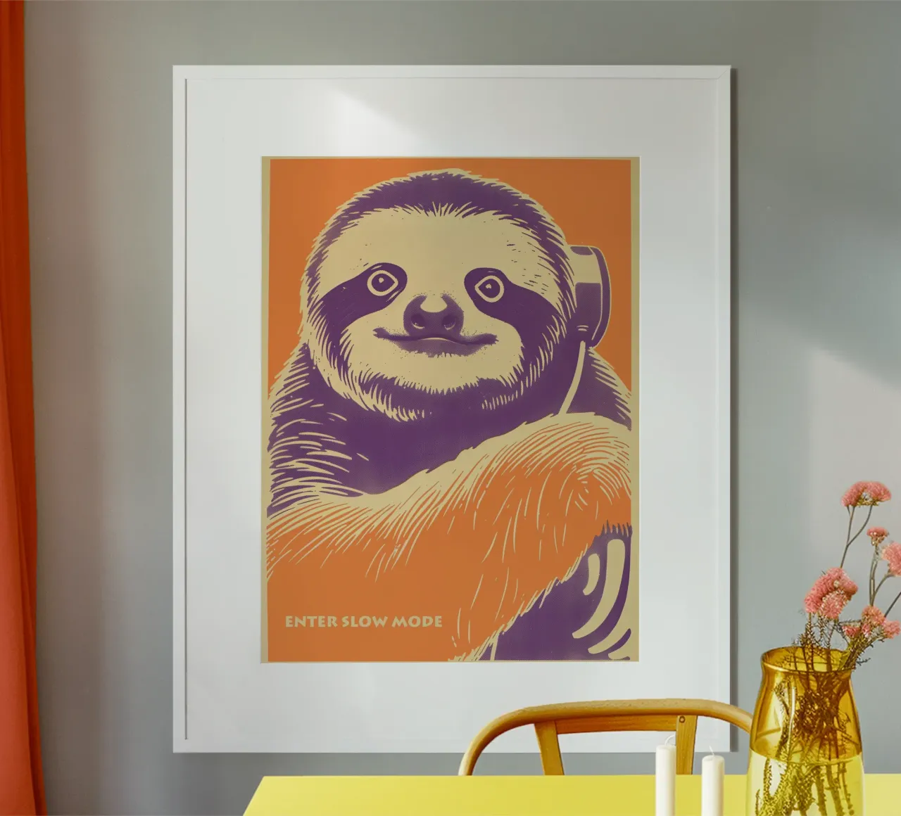 Enter Slow Mode | Learn from Sloth Hahnemühle von Autofocus