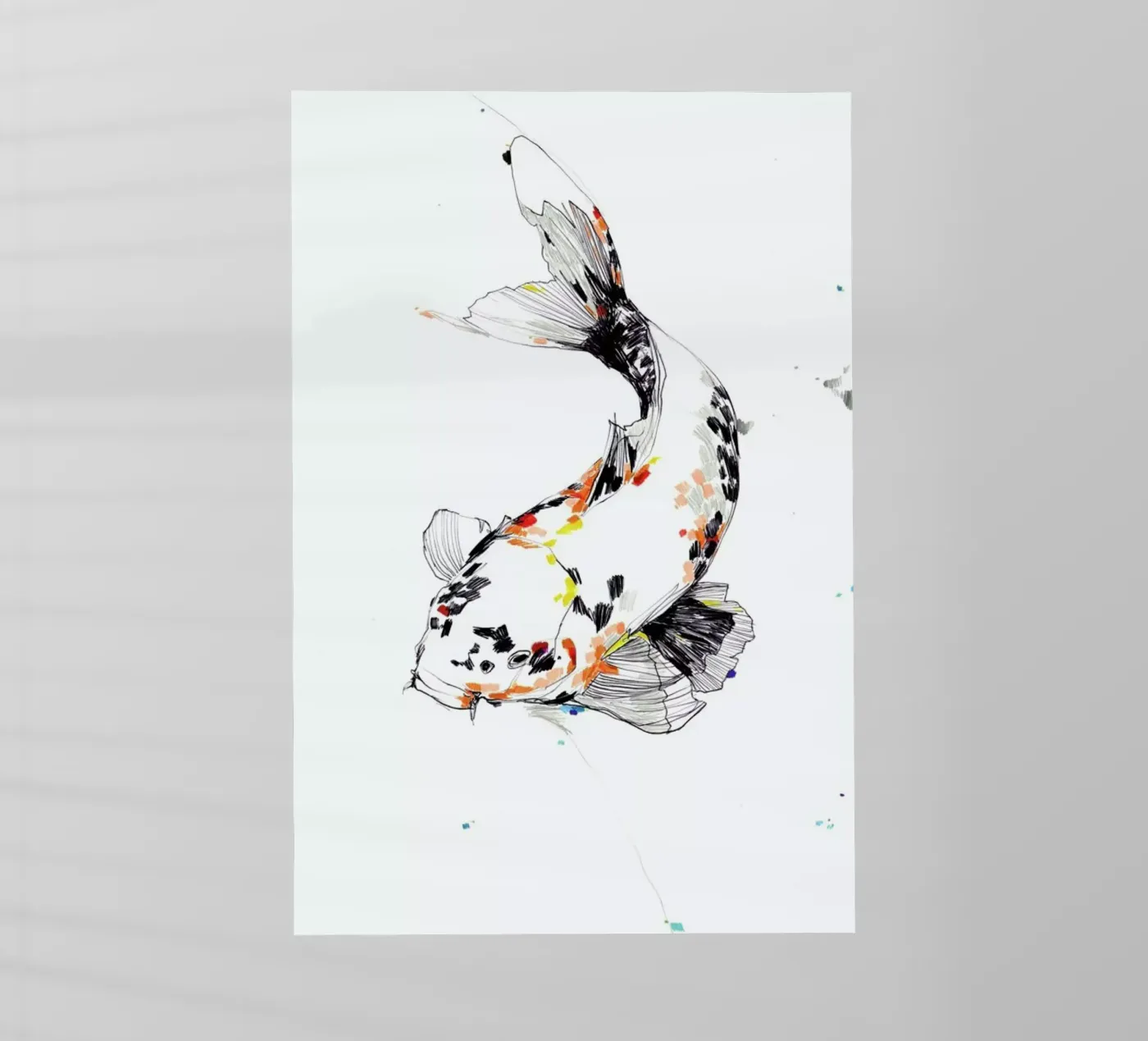 Koi pellicola backlit da Mala Alani