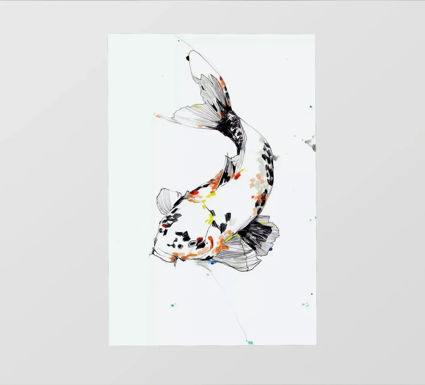 Koi pellicola backlit da Mala Alani