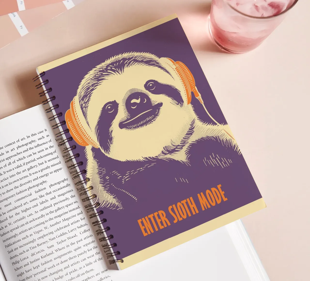Enter Sloth Mode | Go into sloth mode spiral notebook by Autofocus