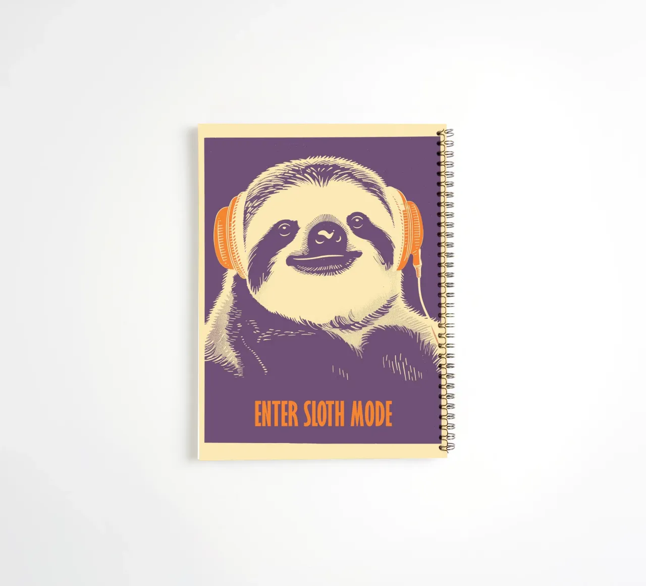 Enter Sloth Mode | Go into sloth mode spiral notebook by Autofocus