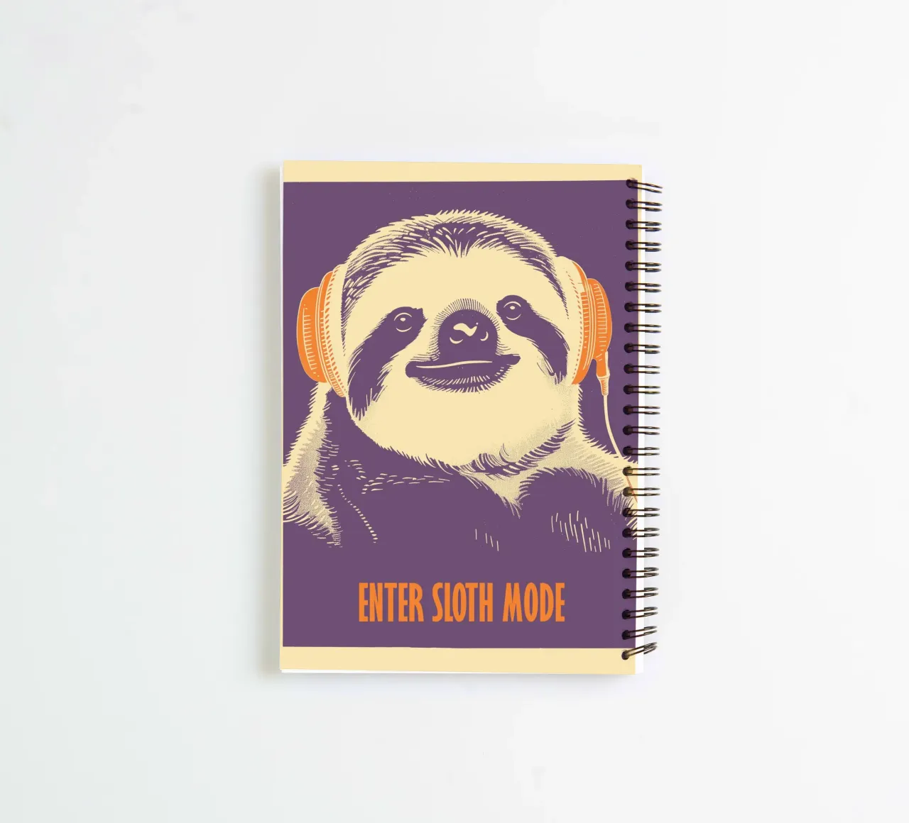 Enter Sloth Mode | Go into sloth mode spiral notebook by Autofocus