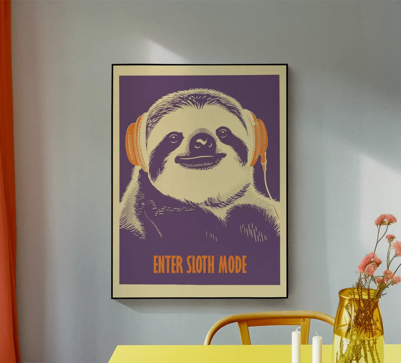 Enter Sloth Mode | Geh in den Faultier-Modus Acryl-Glas von Autofocus