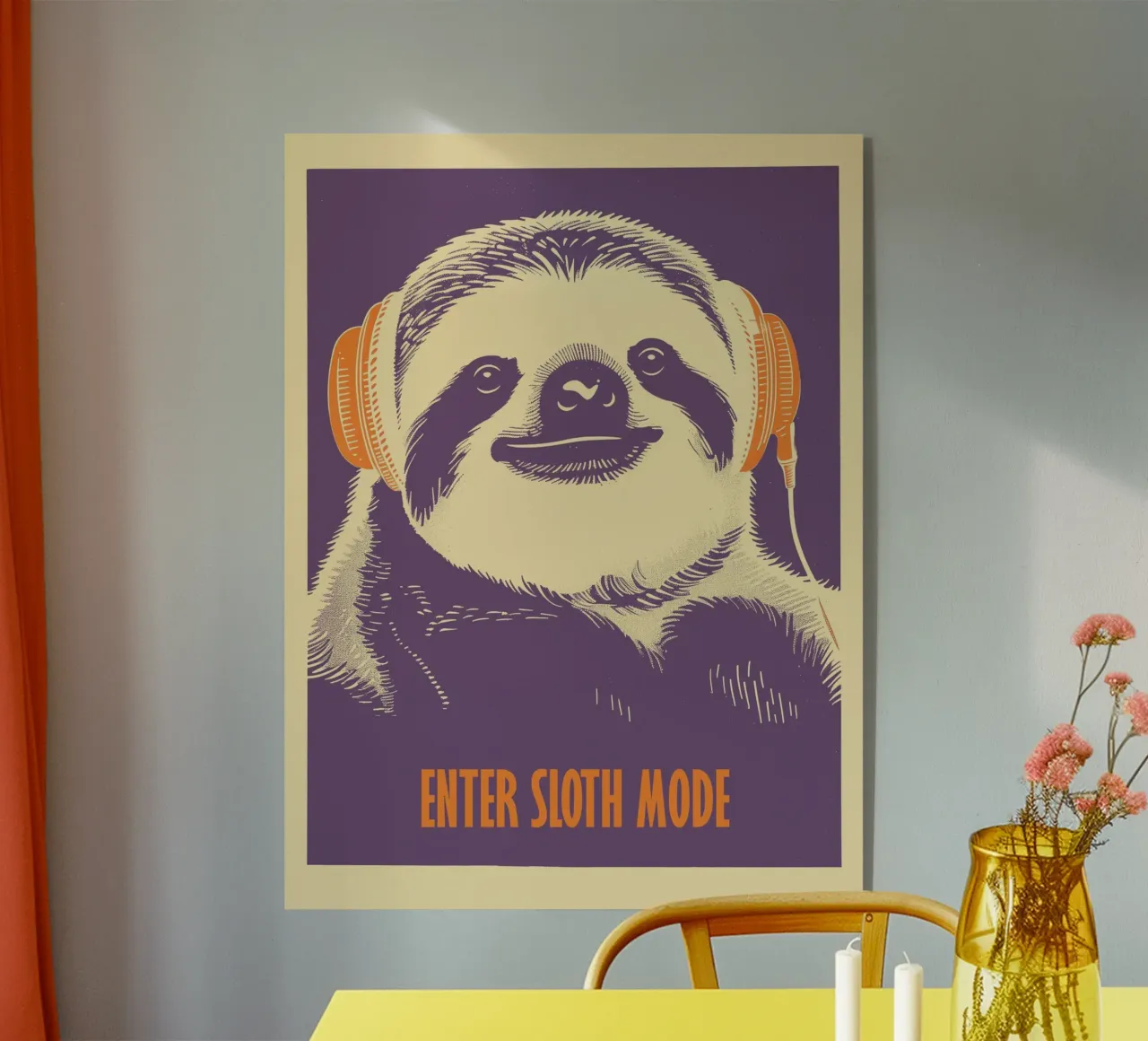 Enter Sloth Mode | Geh in den Faultier-Modus Acryl-Glas von Autofocus