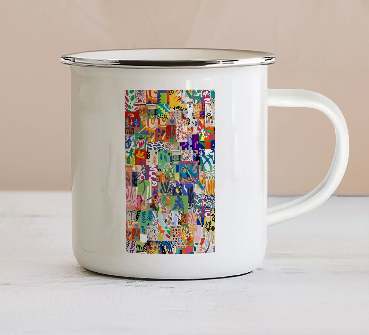 Collage - Henri Matisse tazza in smalto da Perdana shop