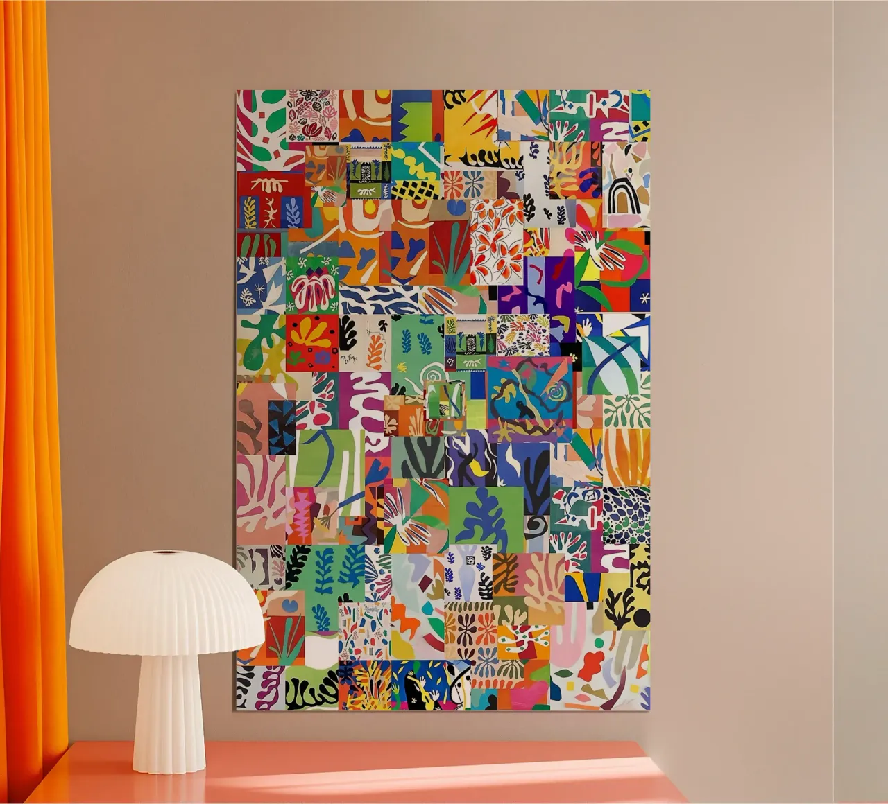 Collage - Henri Matisse poster con telaio in plastica da Perdana shop