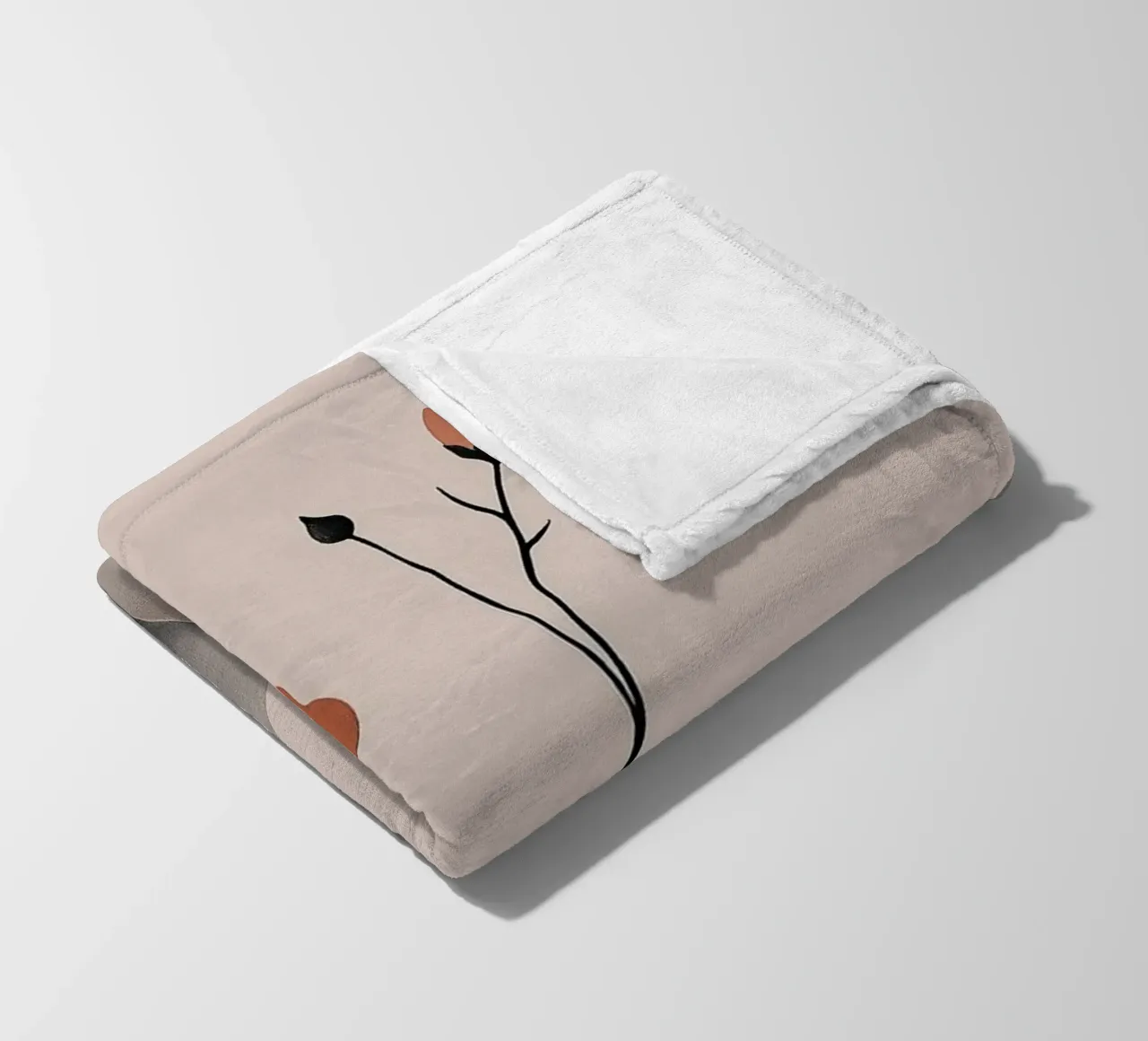 Semplice bellezza del papavero coperta in pile da Carinaprint