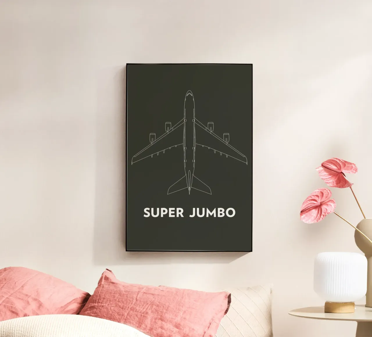 Super Jumbo Airbus A380 plexiglass da Marc Schulthess