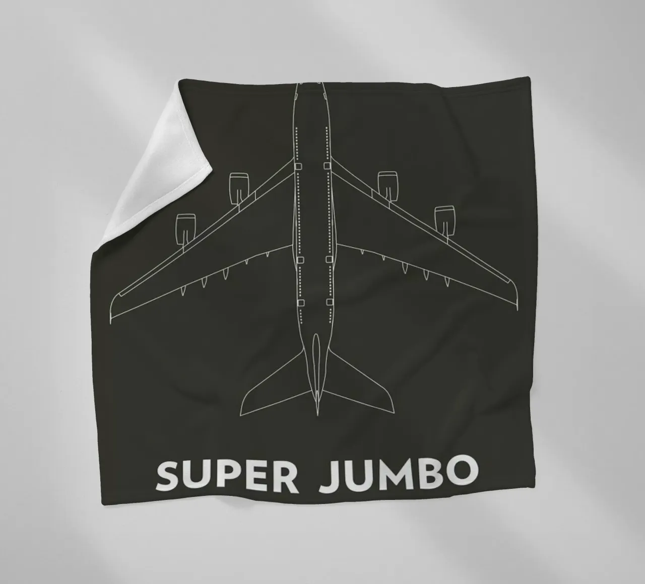 Super Jumbo Airbus A380 coperta in pile da Marc Schulthess