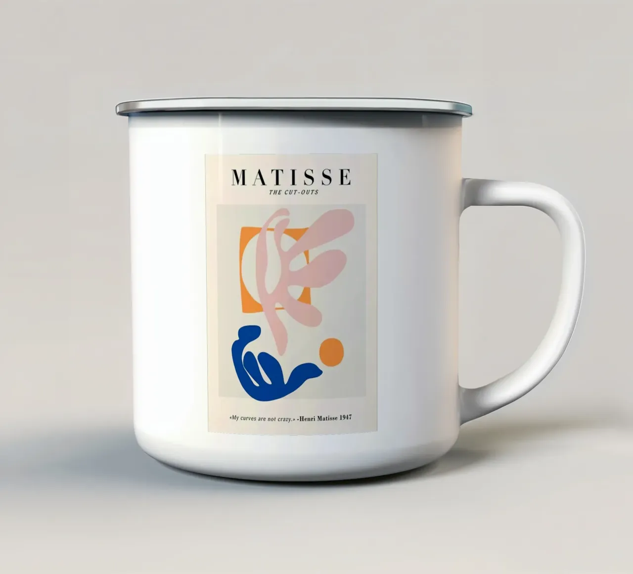 Matisse tazza in smalto da Perdana shop