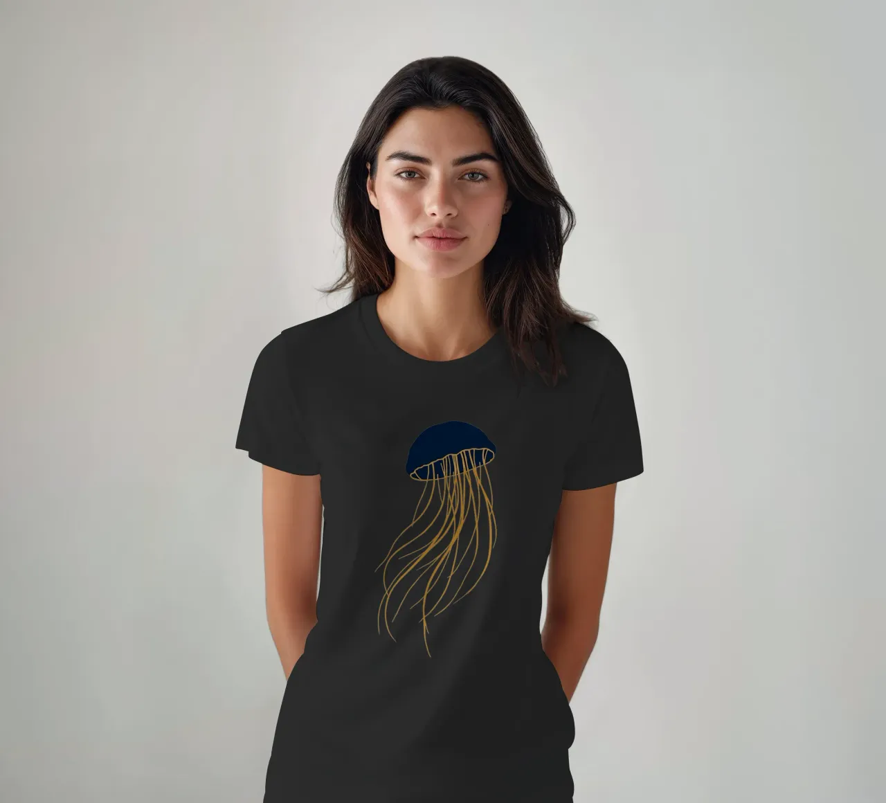 Ethereal Jellyfish Dance t-shirt by artdesign1985