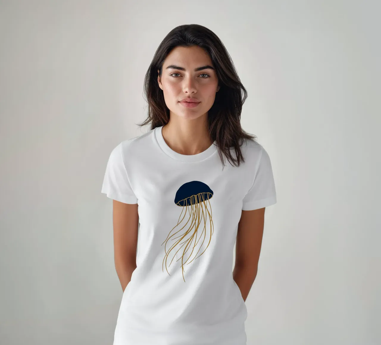 Ethereal Jellyfish Dance t-shirt by artdesign1985