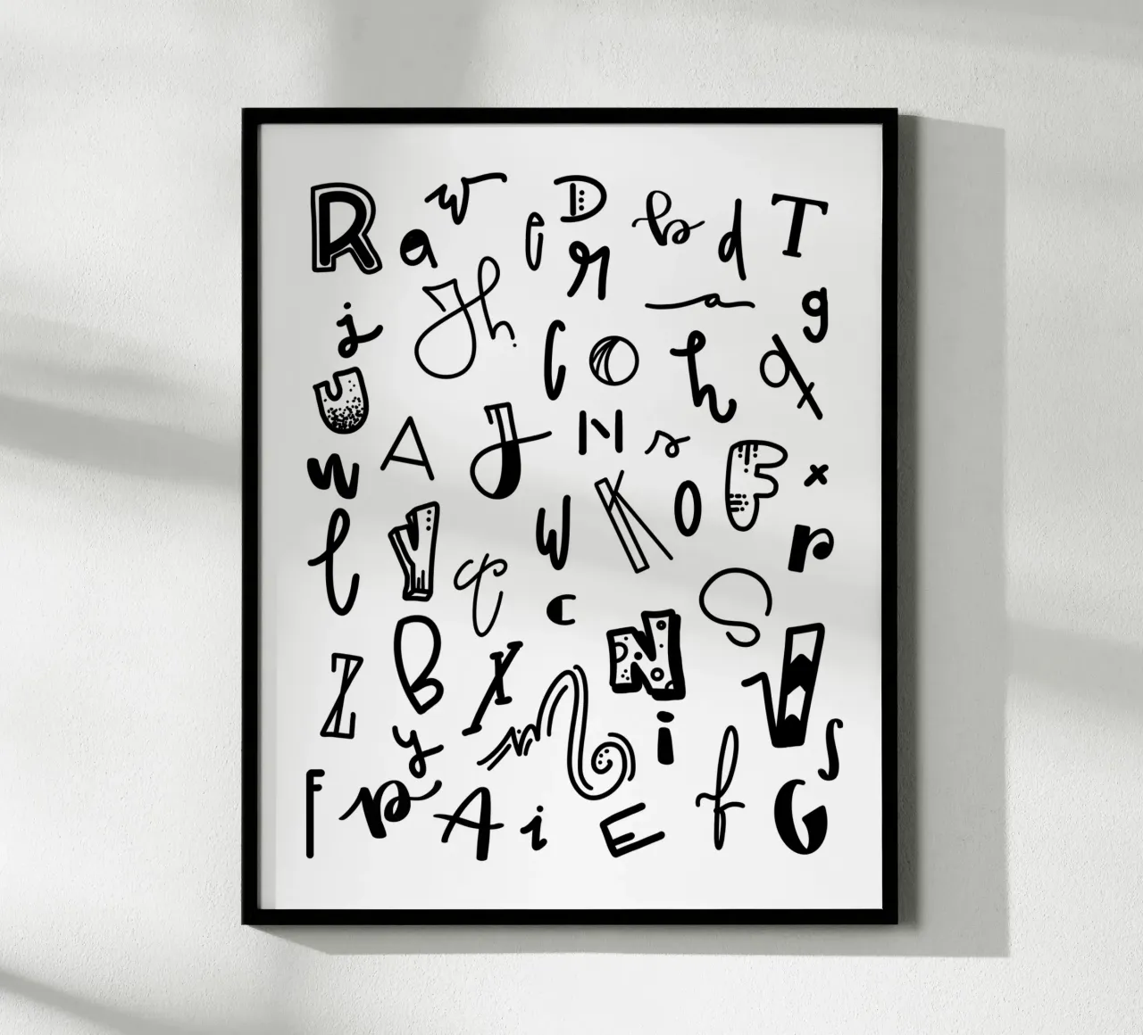 Buchstaben Alphabet ABC carta hahnemühle da LIMITED EDITION LETTERS
