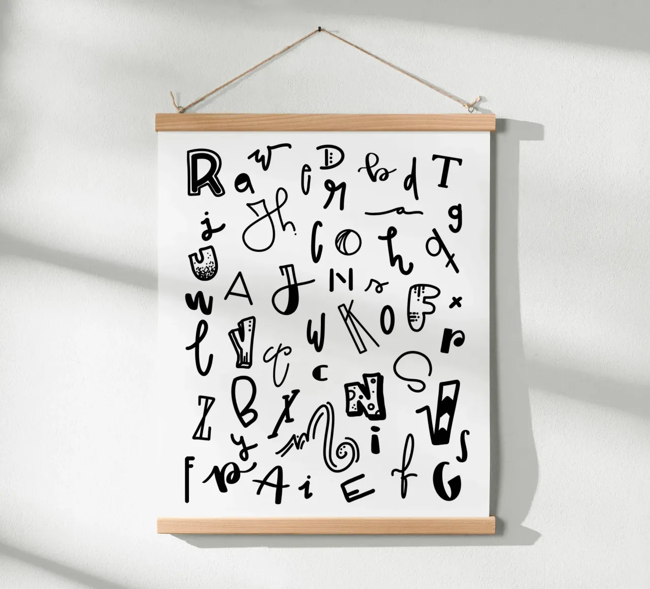 Buchstaben Alphabet ABC carta hahnemühle da LIMITED EDITION LETTERS