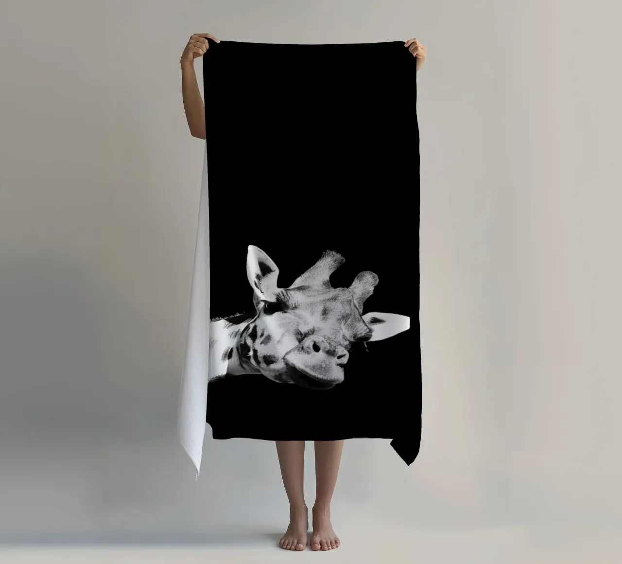 Giraffe telo mare da DigiWunderwerk