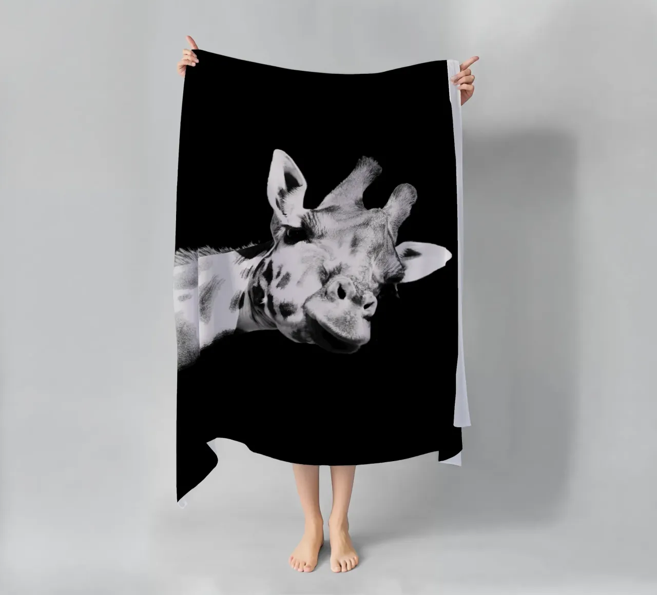 Giraffe telo mare da DigiWunderwerk