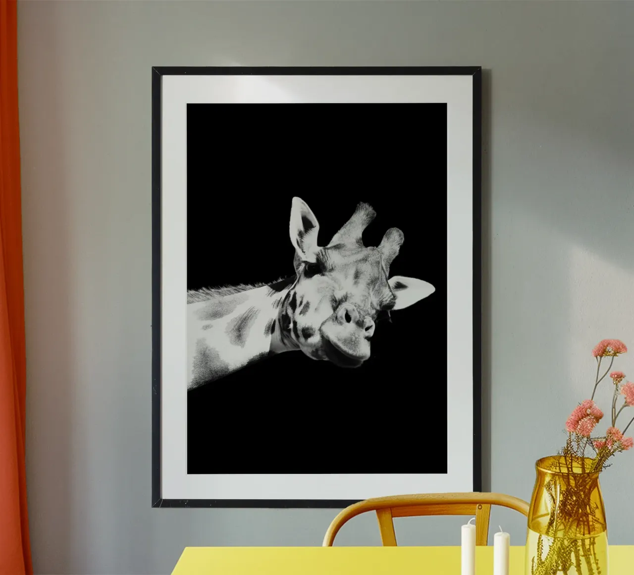 Giraffe poster da DigiWunderwerk