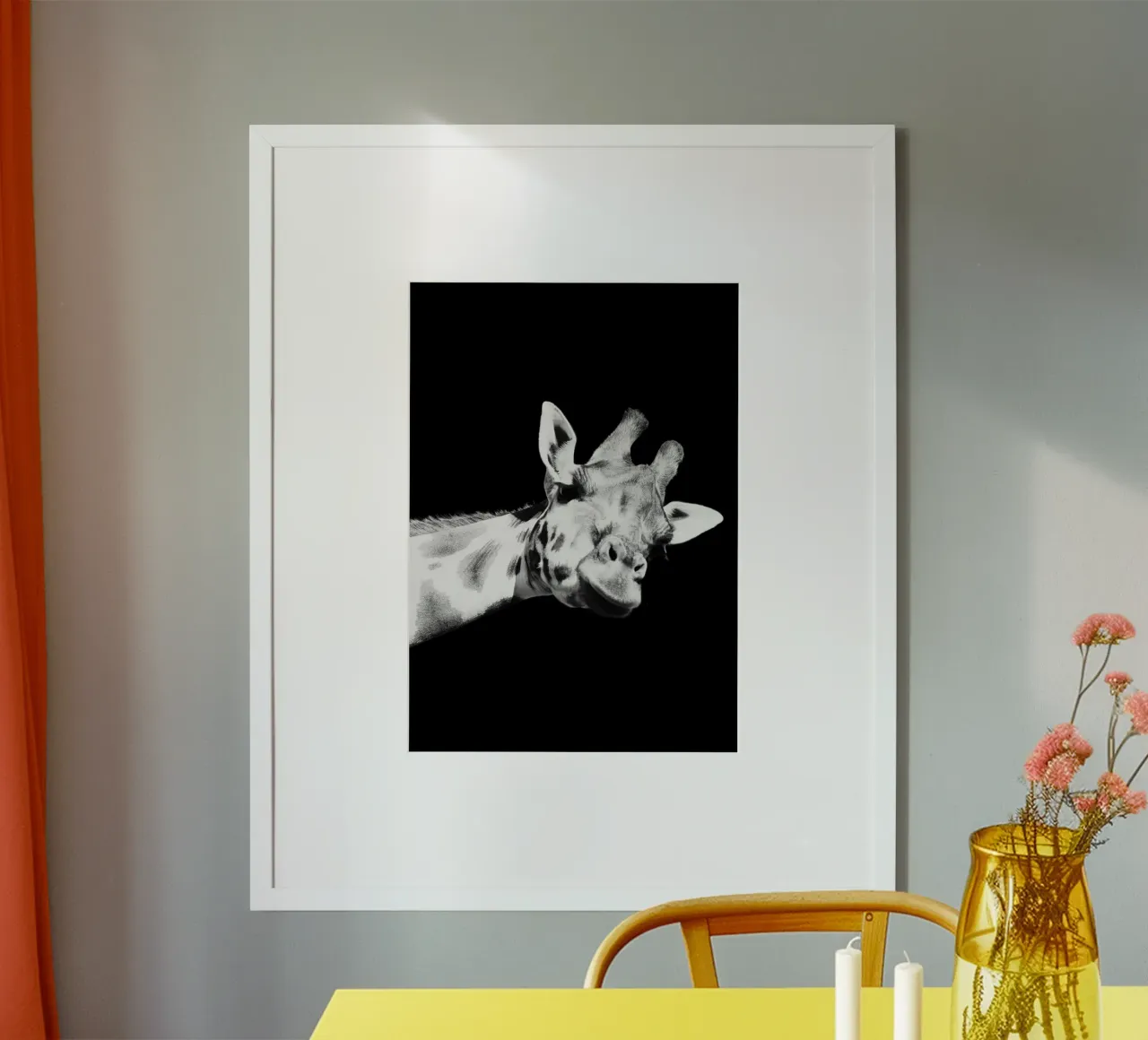 Giraffe poster da DigiWunderwerk