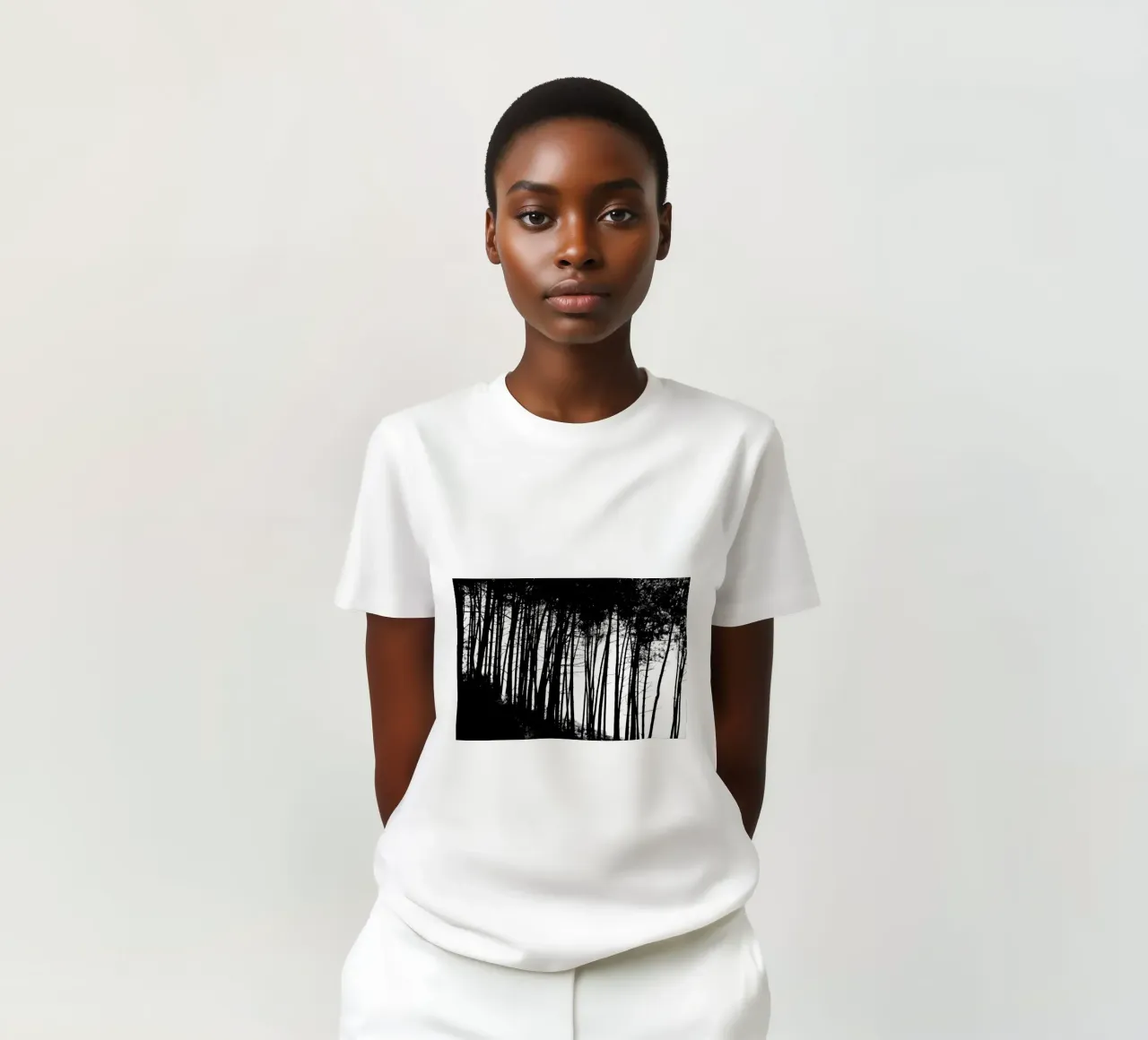 Bianco e nero t-shirt da Teresa André