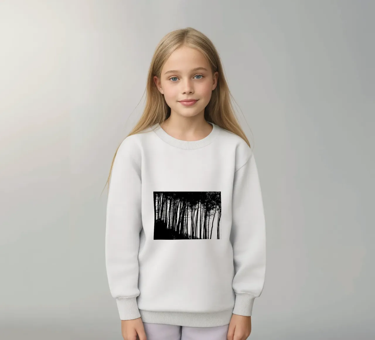 Bianco e nero felpa bambino da Teresa André