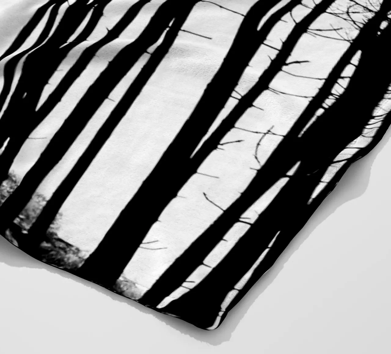 Bianco e nero coperta in pile da Teresa André