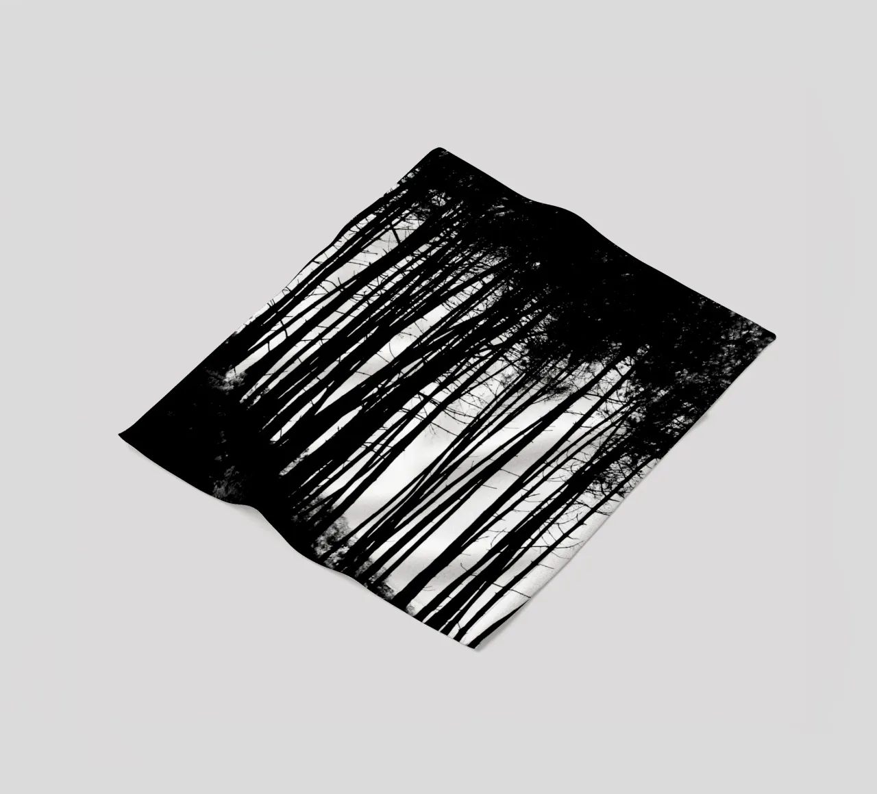 Bianco e nero coperta in pile da Teresa André