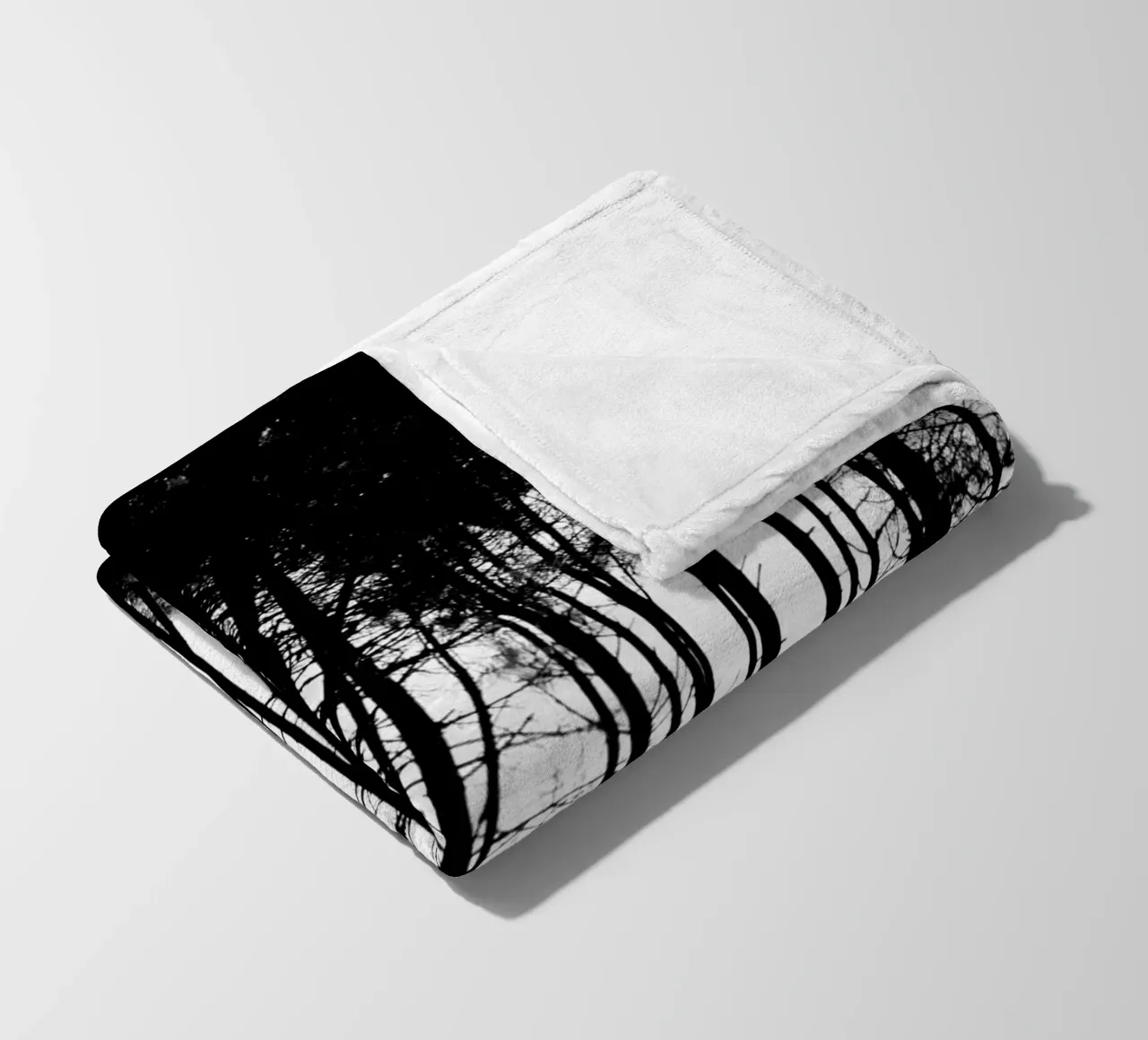 Bianco e nero coperta in pile da Teresa André