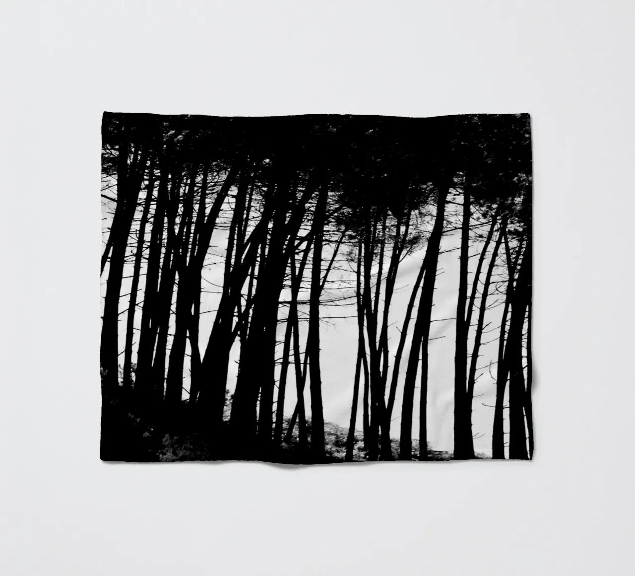 Bianco e nero coperta in pile da Teresa André