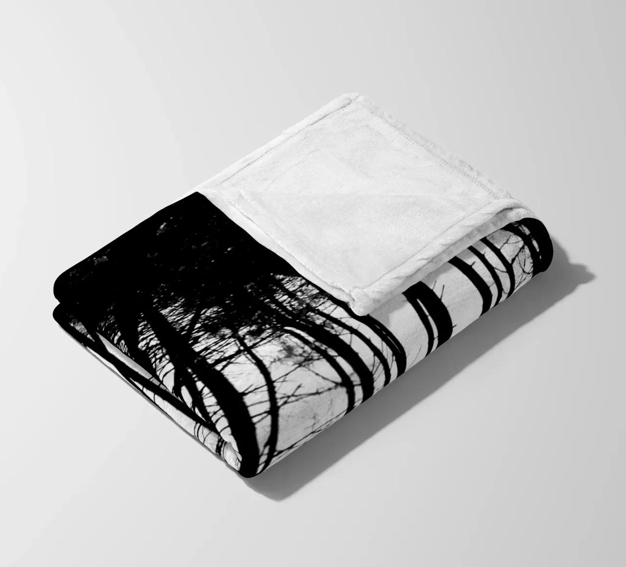Bianco e nero coperta in pile da Teresa André