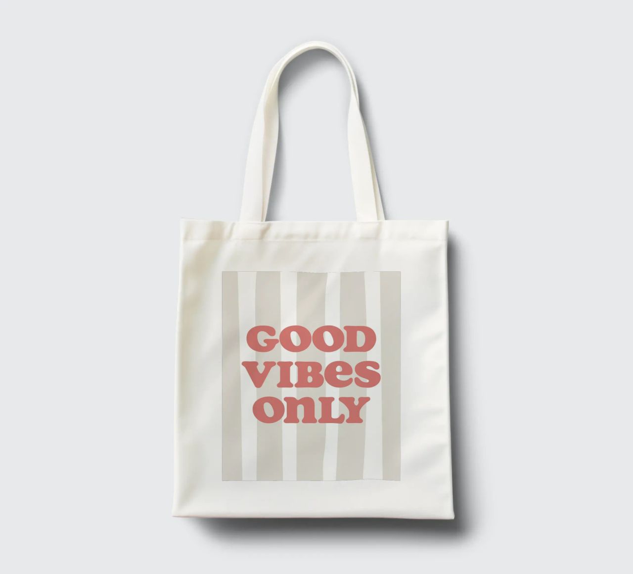 Good vibes only borsa in juta da pv art