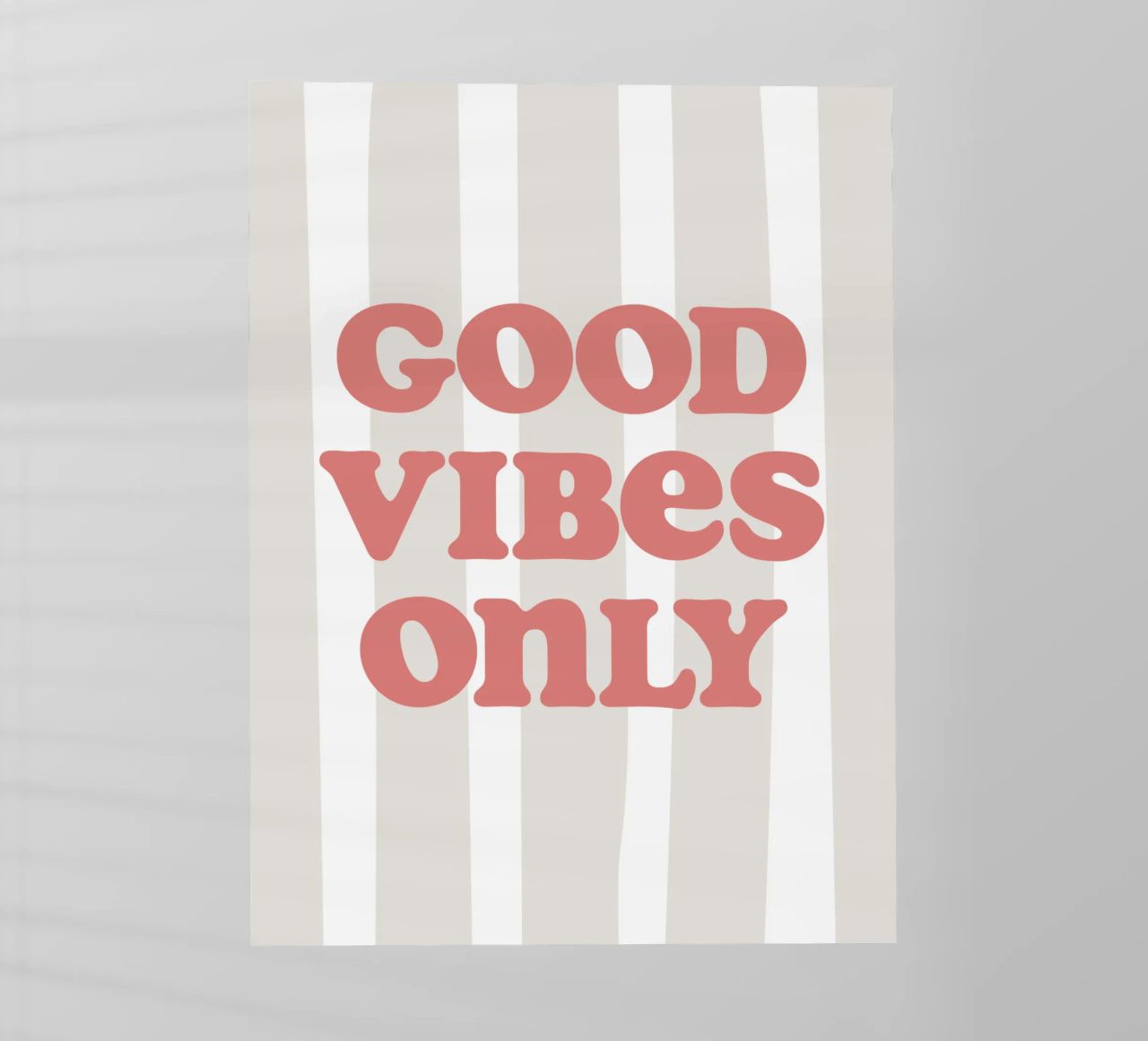 Good vibes only pellicola backlit da pv art
