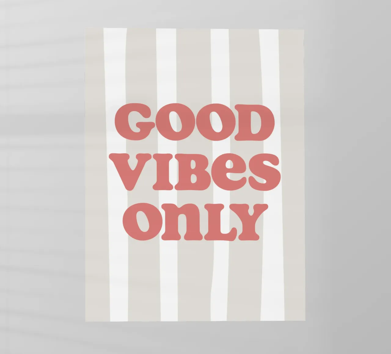 Good vibes only Backlit Folie von we line studio - art