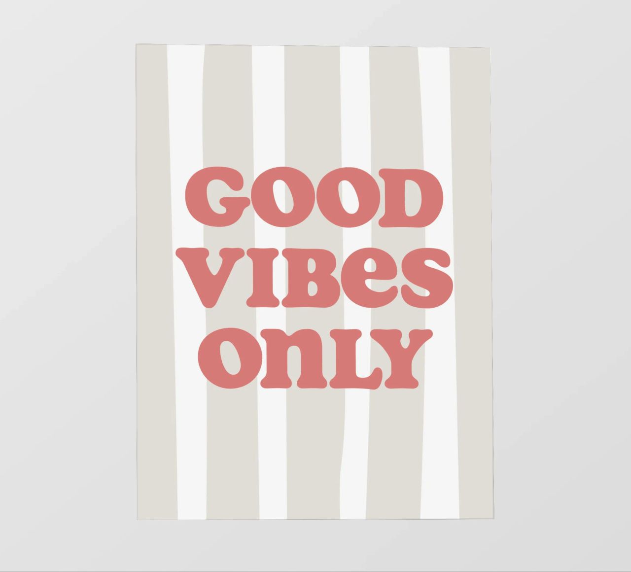 Good vibes only pellicola backlit da pv art
