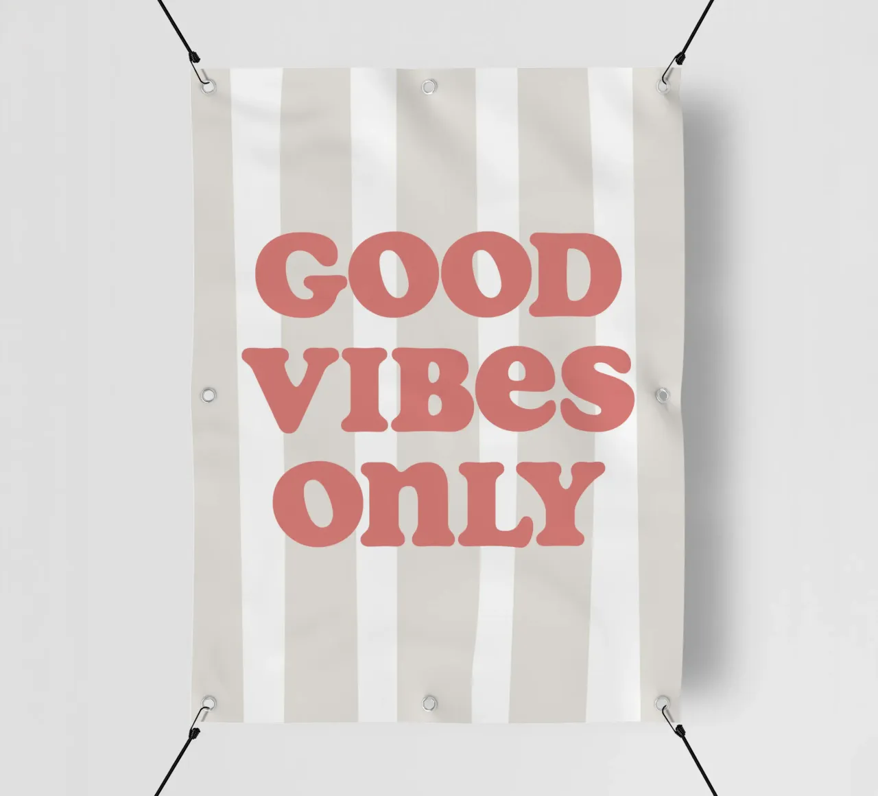 Good vibes only telo in pvc da we line studio - art