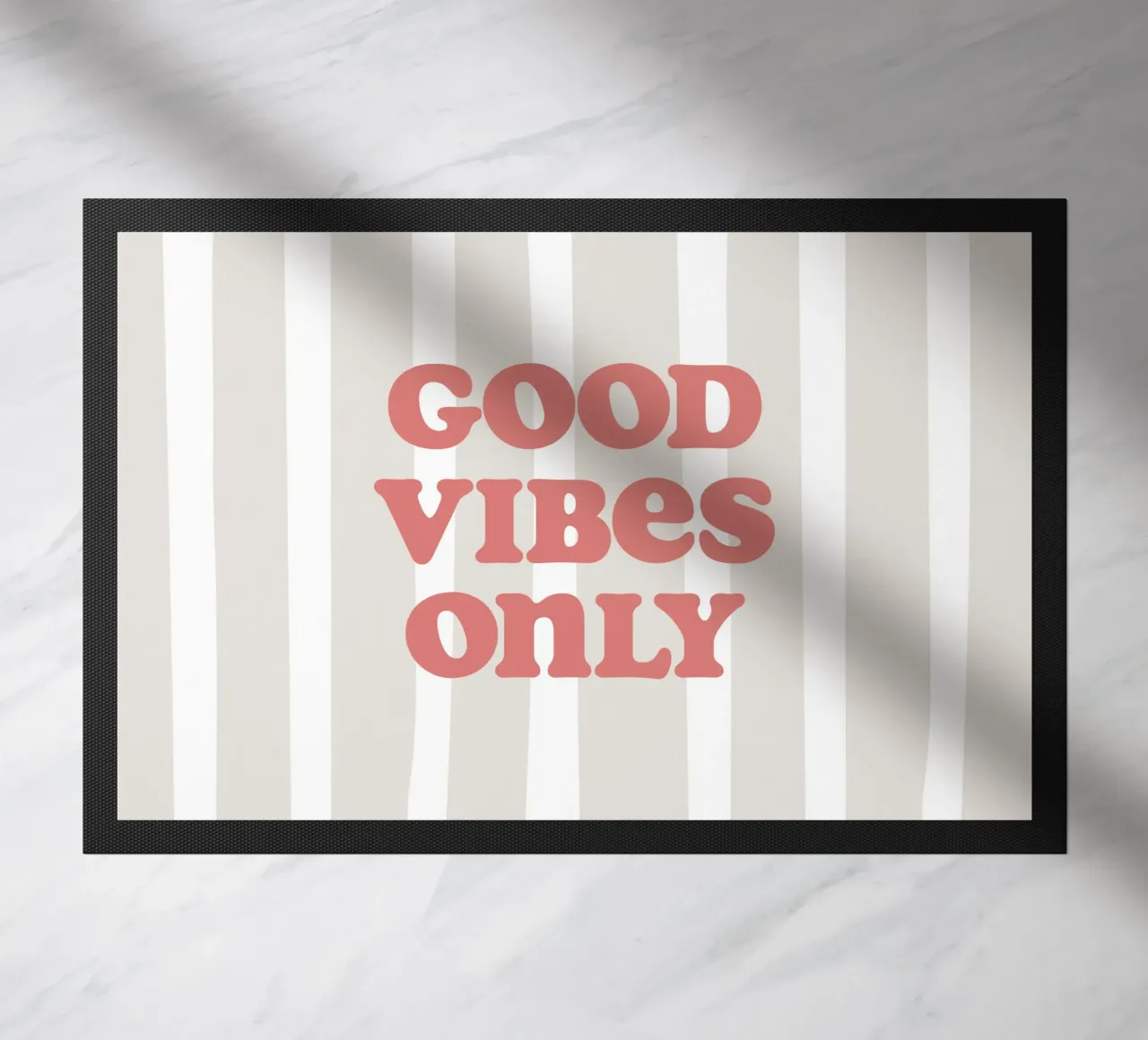 Good vibes only doormat by we line studio - art